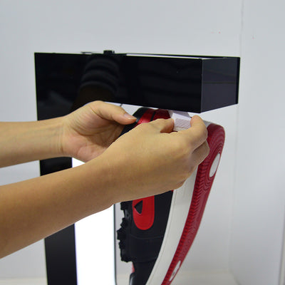 Exhibidor Giratorio de Suspensión Magnética para Zapatos con Peso Ajustable - Image 11