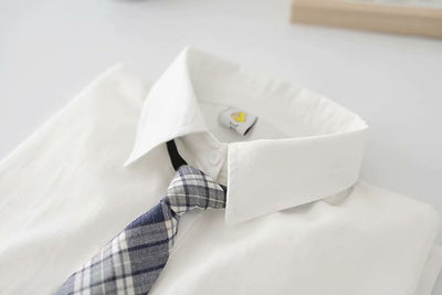 Camisa Escolar Suelta Estilo Japonés con Corbata - Manga Corta Versátil - Image 14