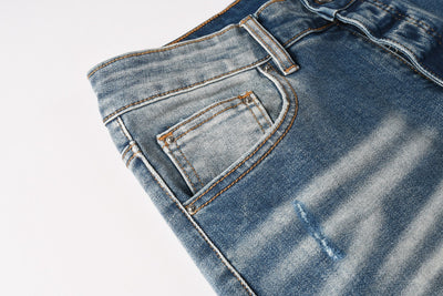 Jeans Slim Fit para Hombre con Detalles Rotos - Image 14
