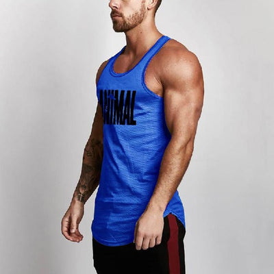 Camiseta Fitness Slim Fit para Hombre - Musculosa Deportiva Mesh - Image 27