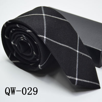 Corbata Angosta de Lana Elegante para Hombre - Image 30