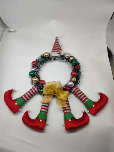 Decoración Navideña Payaso de Cuatro Patas para Puerta - Image 8