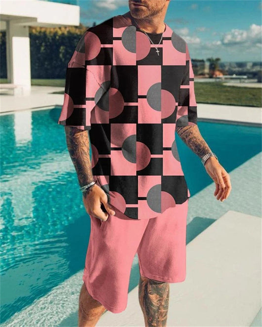 Conjunto de Playa Hombre Pantalones Cortos Estampado 3D Verano - Image 16
