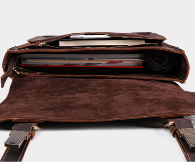 Maletín Ejecutivo de Cuero Genuino para Hombre - Image 12