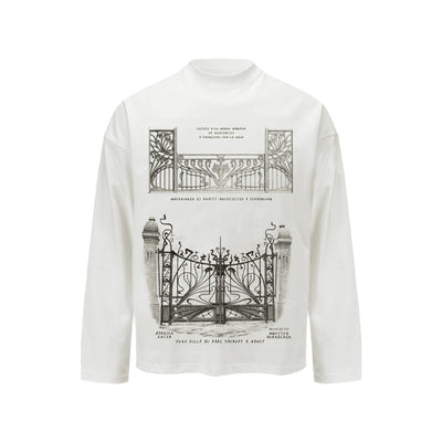 Playera Suelta de Algodón Puro para Hombre y Mujer - Manga Larga Primavera Otoño - Image 5
