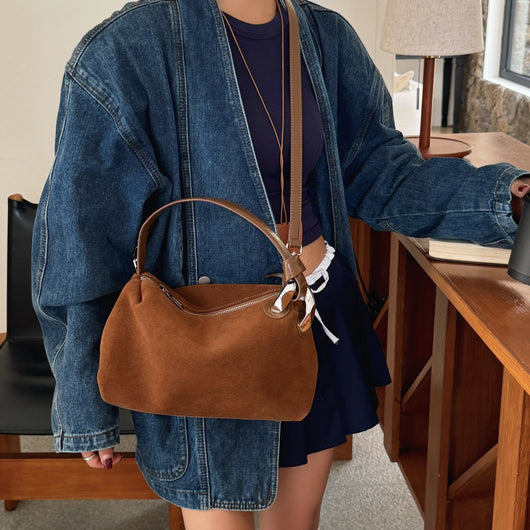 Bolso Crossbody de Ante Gamuza Premium con Diseño Exclusivo para Mujer - Image 10