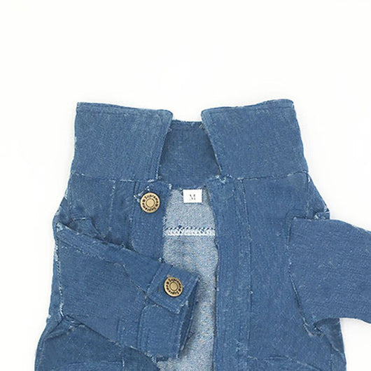 Ropa de Mezclilla para Perros - Abrigo Denim Cómodo para Mascotas - Image 6