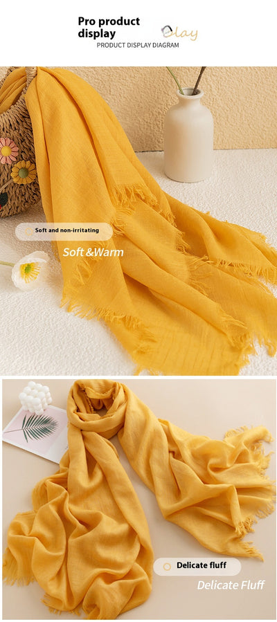 Pañuelo de Algodón y Lino Verano - Protección Solar Elegante - Image 46