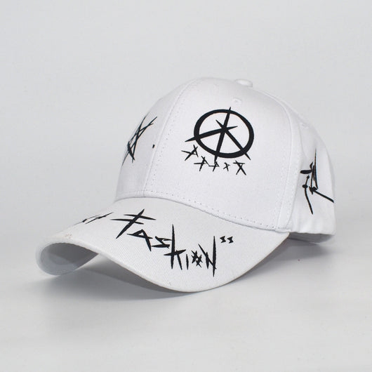 Gorra de Béisbol Graffiti Blanco y Negro - Diseño Urbano - Image 3