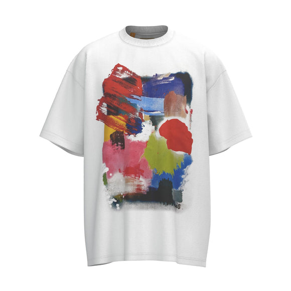 Camiseta Casual Unisex con Estampado Graffiti - Diseño Urbano Trendy