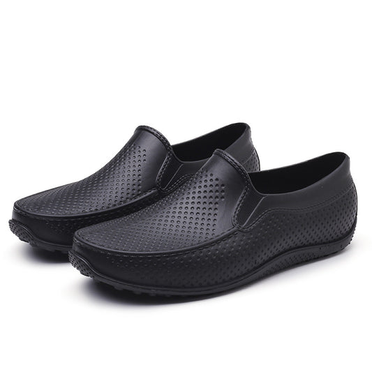 Botas de Lluvia Cortas PVC para Hombre - Diseño Simple y Casual