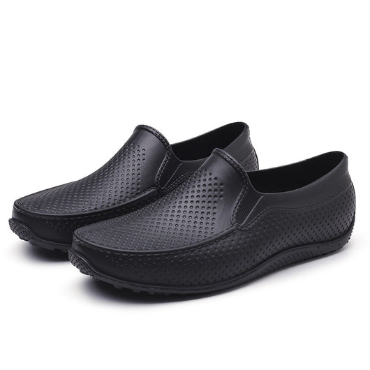 Botas de Lluvia Cortas PVC para Hombre - Diseño Simple y Casual