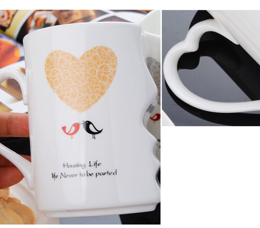 Taza de Cerámica para Parejas Kiss - Regalo Romántico para San Valentín - Image 9