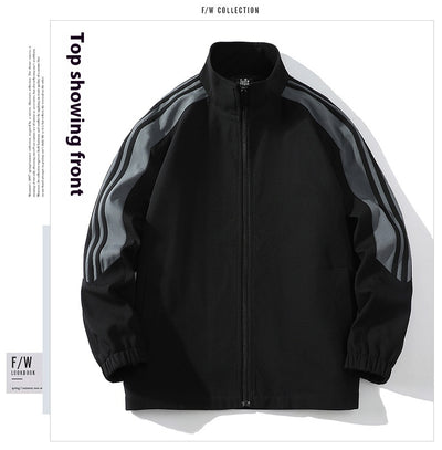 Conjunto Deportivo Casual de 2 Piezas con Cuello Mao para Hombre - Image 27