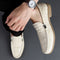 Zapatos Casuales de Cuero Genuino Transpirables para Hombre