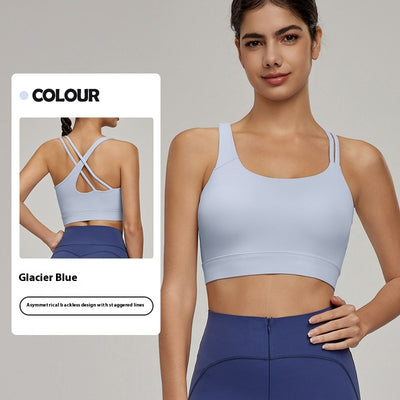 Top Deportivo Hombro Oblicuo con Sostén Integrado para Mujer - Image 5