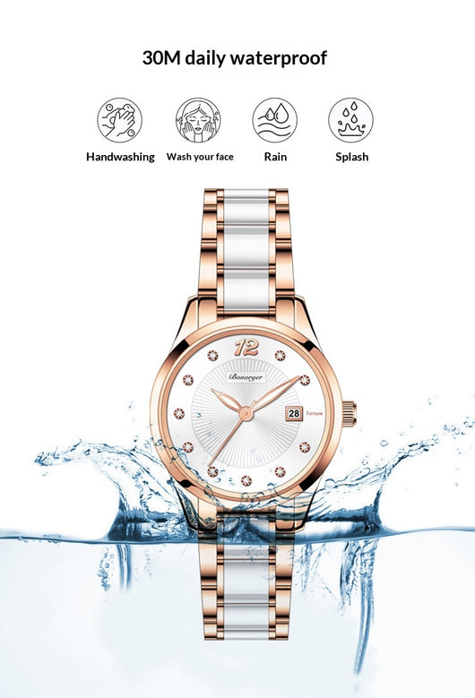 Reloj Elegante para Mujer Cerámica Resistente al Agua Diseño Minimalista - Image 21