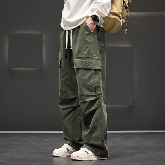 Pantalones Rectos Talla Grande para Trabajo y Uso Casual - Image 3