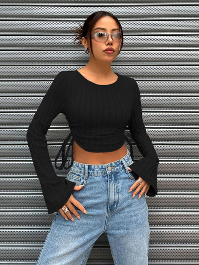 Playera Slim Fit Mujer Tendencia Otoño Invierno Street Style - Image 25