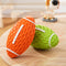 Juguete Resistente para Perros - Pelota de Rugby Indestructible