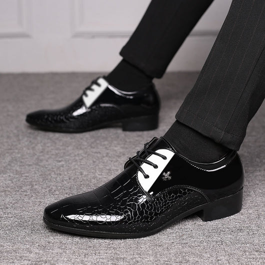 Zapatos de Cuero para Hombre Elegancia Ejecutiva Invierno - Image 4
