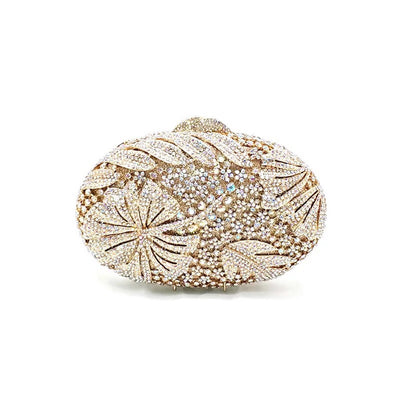 Conjunto Bolso de Noche Elegante con Diamantes y Temperamento de Celebridad - Image 18