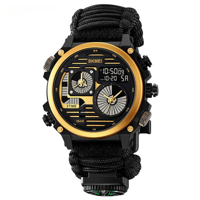 Reloj Deportivo Multifunción Resistente al Agua con Paracord para Aventuras - Image 11