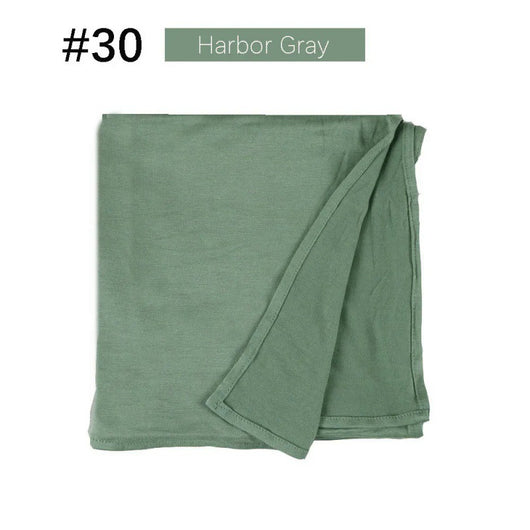 Bufanda de Jersey de Algodón Mercerizado con Puntas Cerradas - Image 35