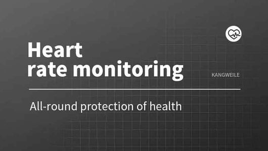 White electronic arm blood pressure monitor with large digital display and dark blue cuff, next to its product box. - Image 10