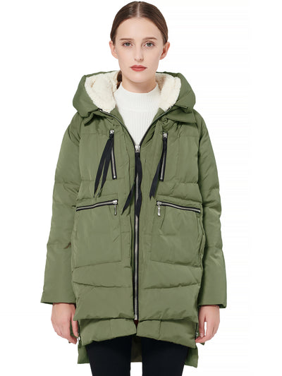 Chaqueta Acolchada de Algodón con Capucha y Mangas Largas para Mujer - Image 6