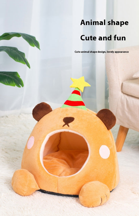 Cama Gato Estrella de la Suerte - Nido Cálido para Todas las Estaciones - Image 17