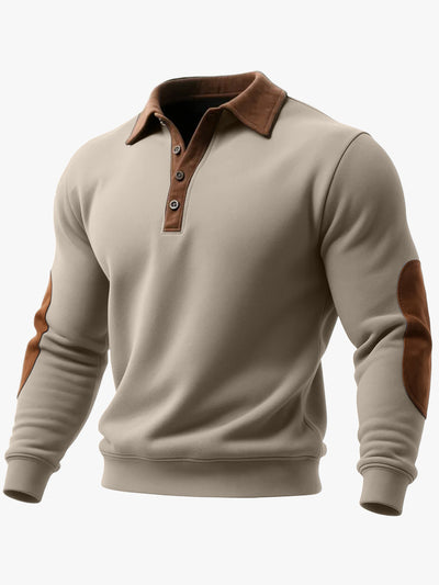 Sudadera Tipo Hoodie con Cierre de Medio Zip y Estampado 3D Étnico para Hombre - Image 7