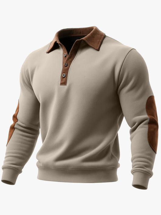 Sudadera Tipo Hoodie con Cierre de Medio Zip y Estampado 3D Étnico para Hombre - Image 7