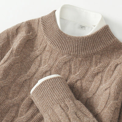 Suéter Cuello Alto Grueso para Hombre - Pullover Tejido Premium - Image 4