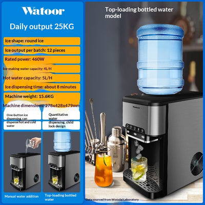Máquina de Hielo Manual para Tienda de Té de Burbuja Casera - Image 4