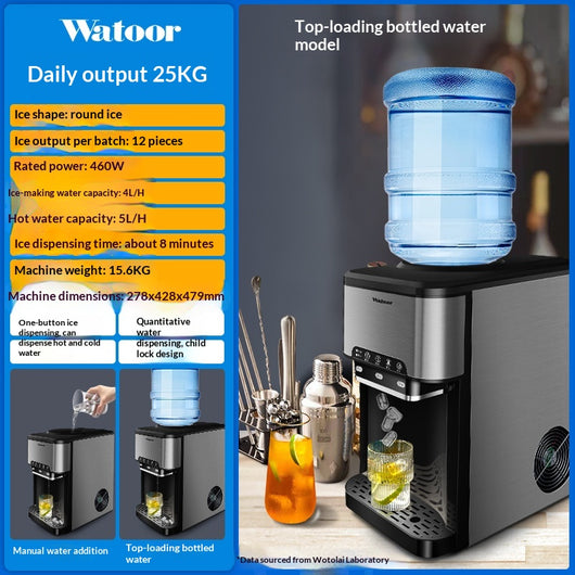 Máquina de Hielo Manual para Tienda de Té de Burbuja Casera - Image 4