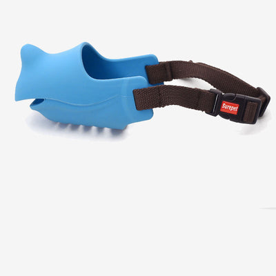 Bozal Ajustable de Silicona Pura con Forma de Rinoceronte para Perros - Image 13