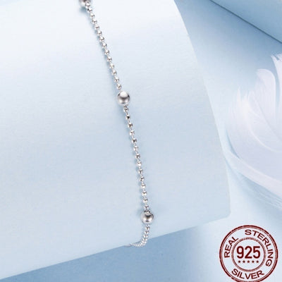 Collar y Pulsera de Plata Pura Ziyun - Diseño Minimalista Elegante - Image 5