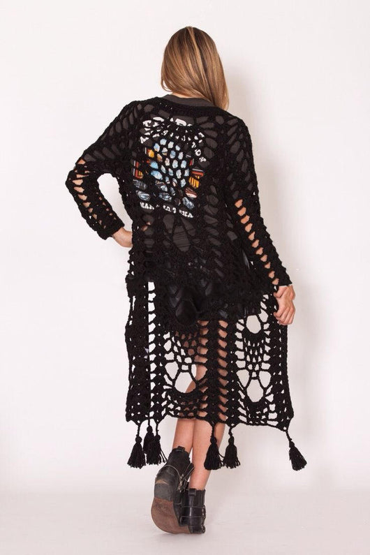 Cardigan de Lana Gruesa Tejido Holgado para Mujer - Image 8