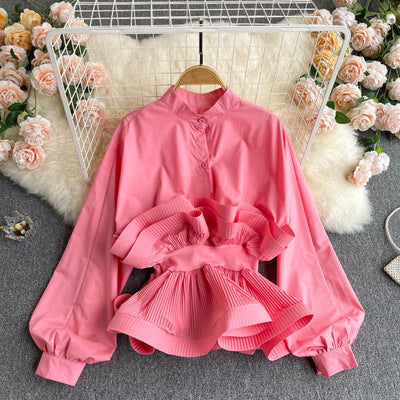 Blusa Elegante con Cintura Fruncida - Versátil y Moderna - Image 3