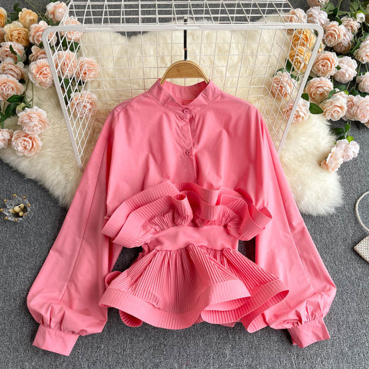 Blusa Elegante con Cintura Fruncida - Versátil y Moderna - Image 3