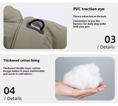 Chaleco Acolchado de Cuello Alto para Perros - Abrigo Cálido Impermeable - Image 13