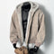 Chaqueta Acolchada de Algodón con Textura Mármol - Estilo Retro para Invierno