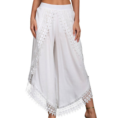 Pantalones Anchos de Encaje Elegante - Image 10
