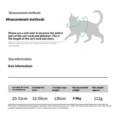 Arnés de Tracción en I para Gatos - Chaleco Pectoral y Dorsal - Image 29