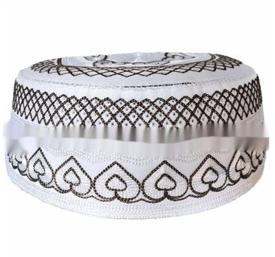 Gorro Islámico Bordado para Hombre - Diseño a Rayas Elegante - Image 10