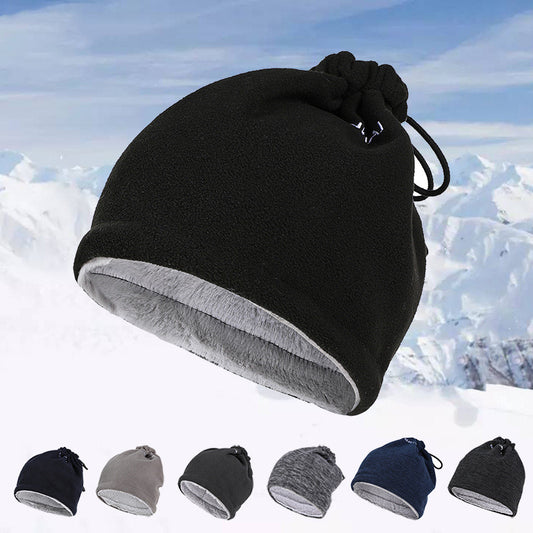 Gorro de Lana Cálido y Bufanda Térmica a Prueba de Viento - Conjunto Abrigador Fashionable