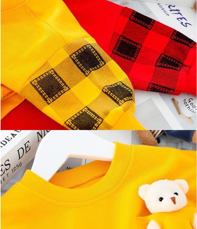 Conjunto de Suéter Infantil Trendy de Estilo Internacional - Image 6