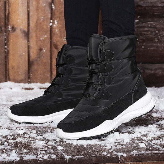 Botas de Nieve Largas en Terciopelo para Mujer Talla Grande - Image 13