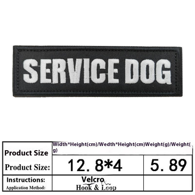 Accesorios para Perros con Bordado y Velcro - Pegatinas Decorativas Personalizables - Image 7